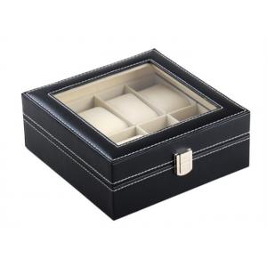 China Luxury Leather Watch Display Box , Durable Luxury Watch Cases For Men supplier