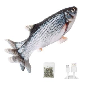 China 電動シミュレーション移動魚 猫用おもちゃ キャットニップ付き wholesale