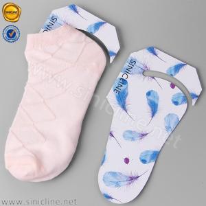 China Retail 6cm*10cm Ankle Socks Paper Header Cards For Display supplier