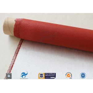 0.5mm Red Silicone Coated Fiberglass Fabric Cloth For Thermal Insulation