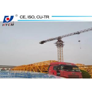 6ton Top Slewing Crane 800 KN.m Tower Crane Models QTP5515 Two Angle Hydraulic Tower Crane