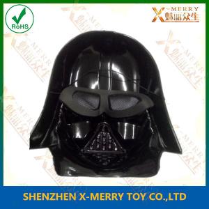 China X-MERRY Darth Vader movie latex full head with black mask for masquerade latex costume supplier