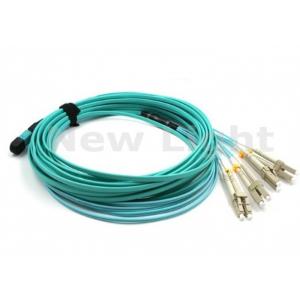 China 3 Meter MPO MTP Cable OM3 8 Strand Multimode Fiber Optic Cable For QSFP / SR Module supplier