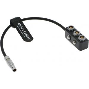 Alvin'S Cables 1 To 3 Mini Power Splitter Box Cable For Redrock Micro Power Pack 12V 3 Pin Male To 3 Ports 2 Pin Female
