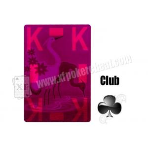 China Paper Cards Ideas 72 Invisible Playing Marked Cards For Casino Games supplier