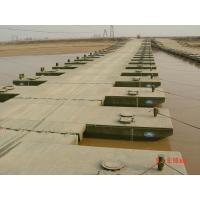 China Modular Air Tight Steel Boxs Floating Pontoon Bridge Temporary Floating Bridge on sale