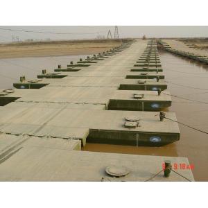 Modular Air Tight Steel Boxs Floating Pontoon Bridge Temporary Floating Bridge