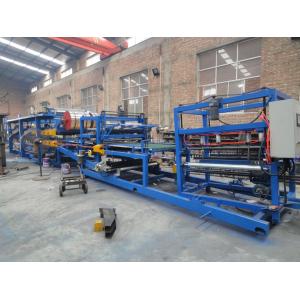 China Steel Wall Panel Roll Forming Machine Ceiling  PUF Sandwich Panel Machine supplier