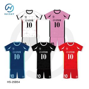 China フットボールキットセット - 100%ポリエステル 湿度抜けるジャージーショートソックス wholesale