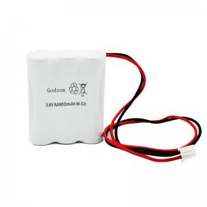 AA900mAh 3.6V Emergency Exit Sign Battery Replacement NiCd PVC Jacket