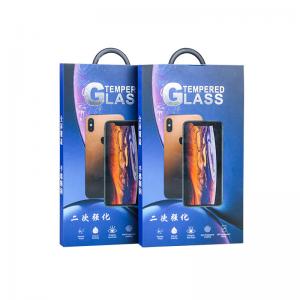 China GATHE Paper Plastic Screen Protector Packaging Tempered Glass Packing Box Matte Laminated supplier