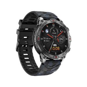 China Round Shape Smart Watch with Vibration Intensity Selection Time Format Weather Forecast and Music Control wholesale