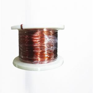 0.02 - 1.8mm Enamel Coated Copper Wire Super Thin Flat / Rectangular Magnet Copper Wire