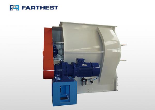 Double Shaft Livestock Feed Grinder Mixer For Pellets Powder Materials