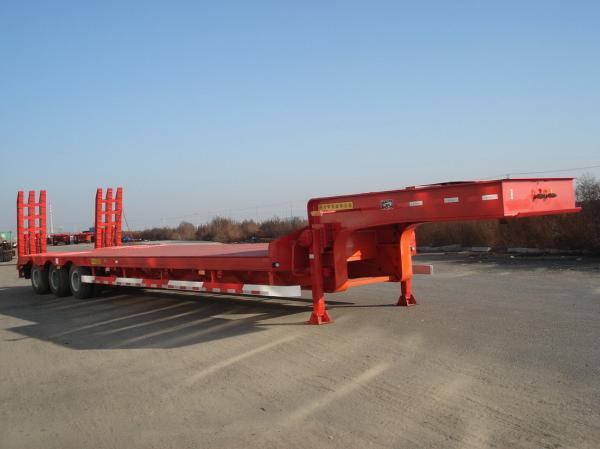 low loader semi trailer loy boy trailer 3 axle 60t