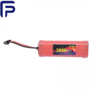 3800mAh Rechargeable Ni Mh Battery 9.6 Volt 680mA With PCB 500 Cycles Life