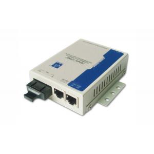 China 2 Port 10/100M Managed Media Converter With LED Lamps Function FCC Approval supplier