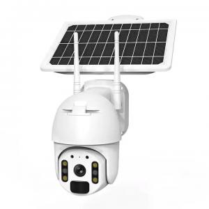 China 1080P Solar Powered Outdoor Camera 4G PTZ Solar Camera With Digital Zoom supplier