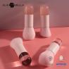 China 4pcs Large Powdr Brush With Short Plastic Handle Aluminium Ferrule OEM wholesale