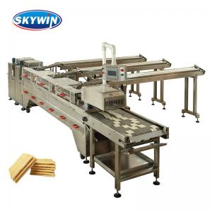 China Two Lane Two Colors 3+2 Chocolate Sandwich Biscuit Machine supplier