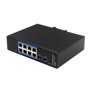 China Support automatique contrôlé de mur de Gigabit Ethernet du commutateur 2 du port industriel MDIX de SFP supplier