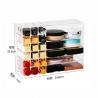 Multifunctional Clear Makeup Organizer Holder Countertop Vanity Storage Stand