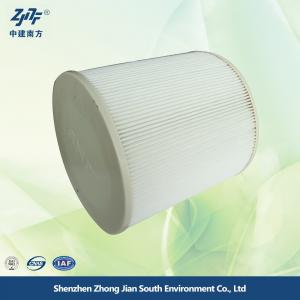 Cylinder HEPA Air Filter For Smoke And Dust Removal 99.9% Efficiency 90Pa