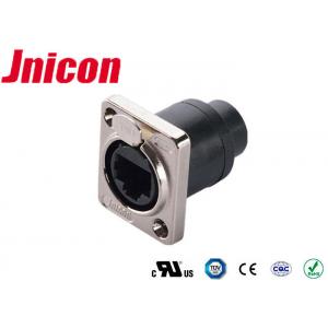 Panel Mount Waterproof RJ45 Ethernet Connector For Harsh Environments