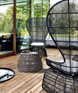 Outdoor Garden Wicker Furniture Sofa Sets Pe Rattan Highback Chair