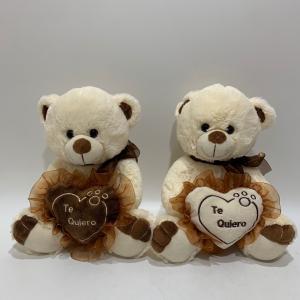 China 2 ASSTD Cute Bears Valentines Day Plush Toys 20 Cm With Heart supplier