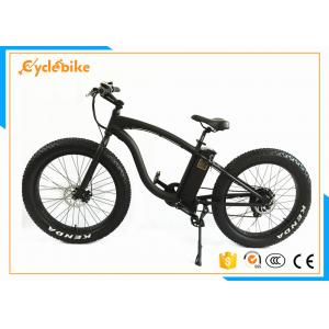 Adult Electric Fat Tire Snow Bike , Specialized Mountain Bikes With Fat Tires 26x4.0