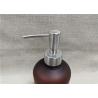 Recyclable Pump Tops For Bottles , Ribbed Closure Lotion Soap Dispenser Pumps
