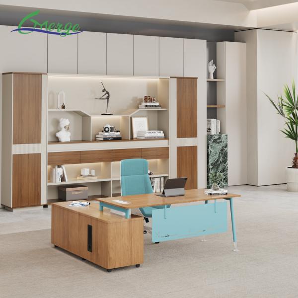 Commercial Classic Home Office Desks Rectangular Design Office Essential