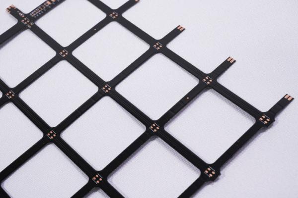 HOT sales Grid Screen Flexible pcb with mesh structure /Pattern 2835 RGB LED  Dispaly flexible circuit board factory