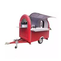 China Red Yellow Blue Mobile Food Truck Specialized Fast Food Truck on sale