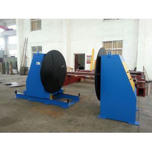 China Head Tail Stock Welding Positioner , Welding Turn Table For Flange Elbow Welding supplier