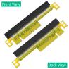 China PCI Express 8X to 16X Riser Card 107mm Black PCB wholesale