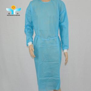 China Long Sleeve Polyethylene Isolation Gowns with Elastic Cuffs 120*140cm supplier