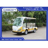 China White /Yellow 8 Seater  Golf  Cart Electric Sightseeing Bus China Mini Tour Bus on sale