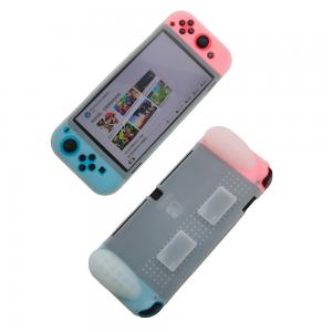 Ergonomic Grip Design Protective Case With 2 Game Card Slots For Nintendo Switch OLED