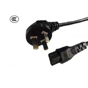 3 Prong 10A Plug To IEC C5 Power Cable , 2.5A Ends Camera Power Cord