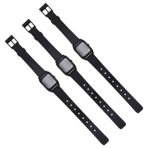 Skin Friendly Silicone Rubber Wristband , Silicone Watch Strap 24mm