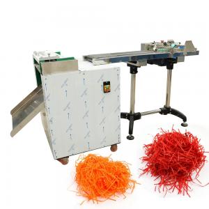China Paper Strip Cut Function Cutting Raffia Gift Box Kraft Crinkle Shredded Paper Machine supplier