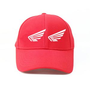 China High Quality Ladder cloth red Customize rubber printing wings Logo baseball sports Hats Caps supplier