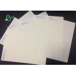 100% Virgin Pulp Cream Paper With Duoble Size For Letter Paper