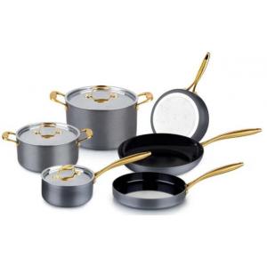 Wonderful Hard Anodized Aluminium cookware set/kitchenware set/pots and pans with glass lid