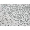 China Wedding Dresses Water Soluble Lace Fabric With Chemical Polyester Floral Lace wholesale