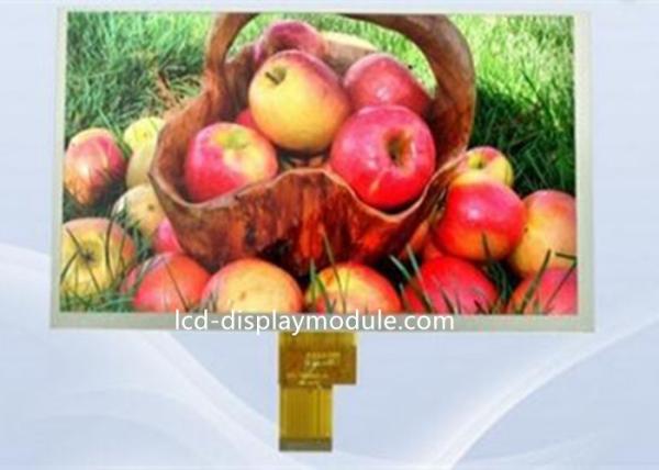 High Resolution 1024 * 600 Customized TFT LCD 300cd / m2 Brightness White Backlight