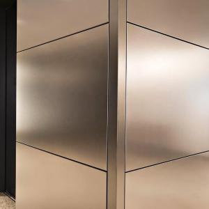 Decorative Interior 304 316 Stainless Steel Wall Cladding For Building Lobby Hotel