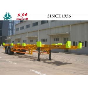 China 2 Axle Container Skeletal Trailers , 40/45 FT Multi Function Skeletal Trailer supplier